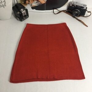 Vintage Millma Bolivia Pima Cotton Handloomed Ribbed Mini Skirt S